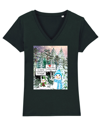 Snowman Snowlovers Black