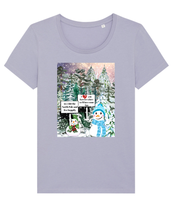 Snowman Snowlovers Lavender