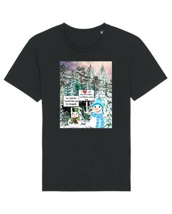 Snowman Snowlovers Black