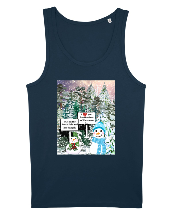 Snowman Snowlovers Navy