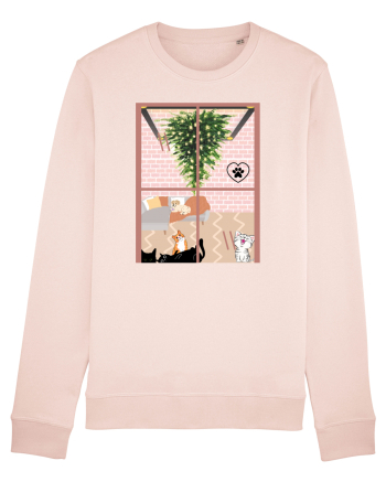 Cats and dog christmas Candy Pink