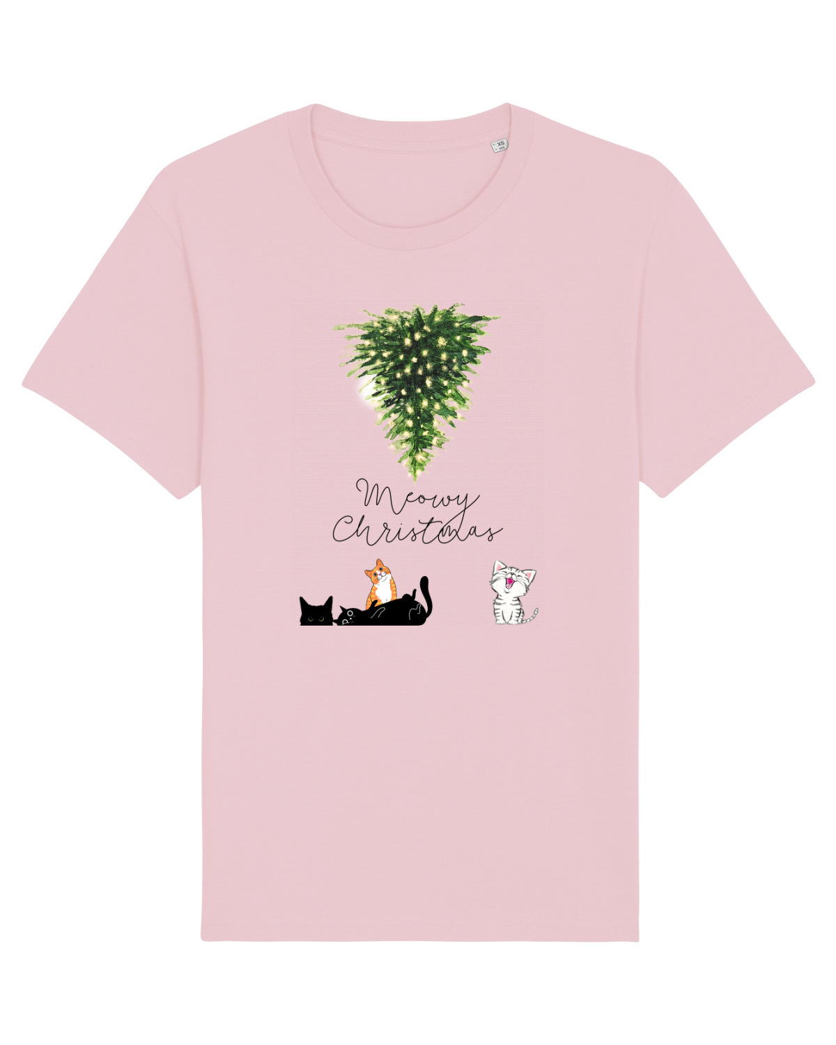 Tricou mânecă scurtă Unisex Rocker Cotton Pink