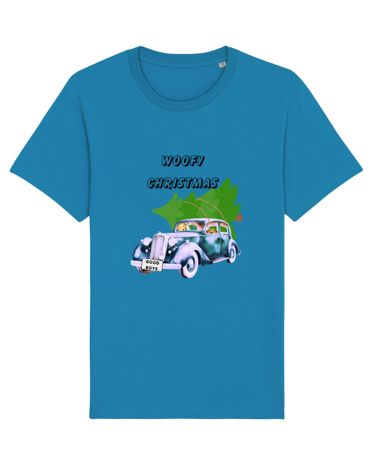 Tricou mânecă scurtă Unisex Rocker Azur