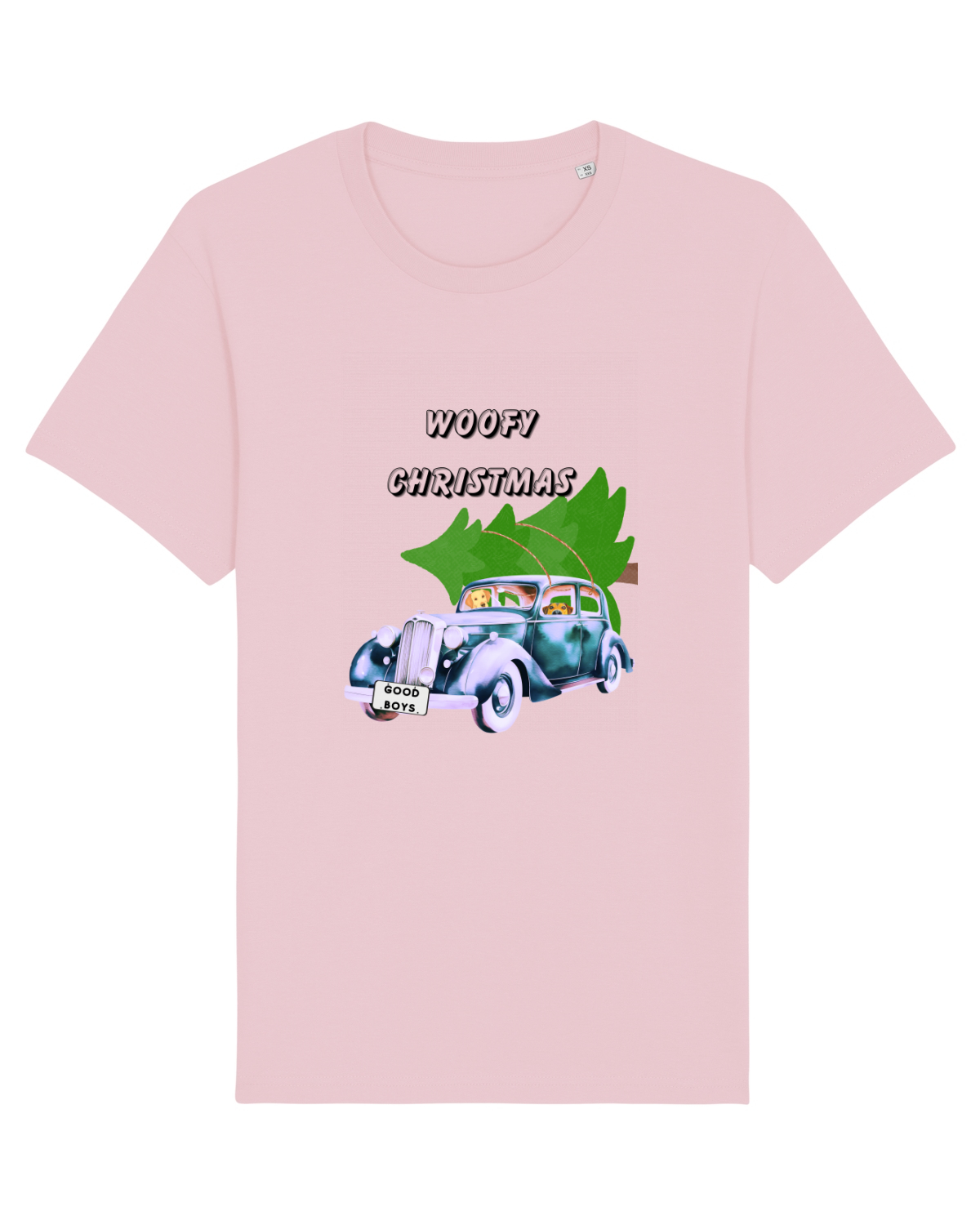 Tricou mânecă scurtă Unisex Rocker Cotton Pink