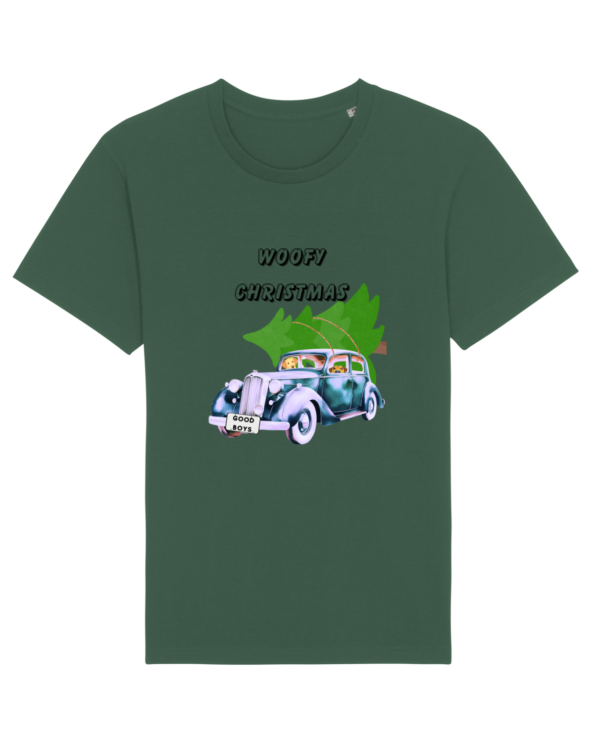 Tricou mânecă scurtă Unisex Rocker Bottle Green