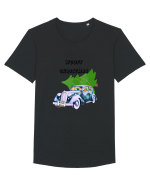 Woofy Christmas Tricou mânecă scurtă guler larg Bărbat Skater