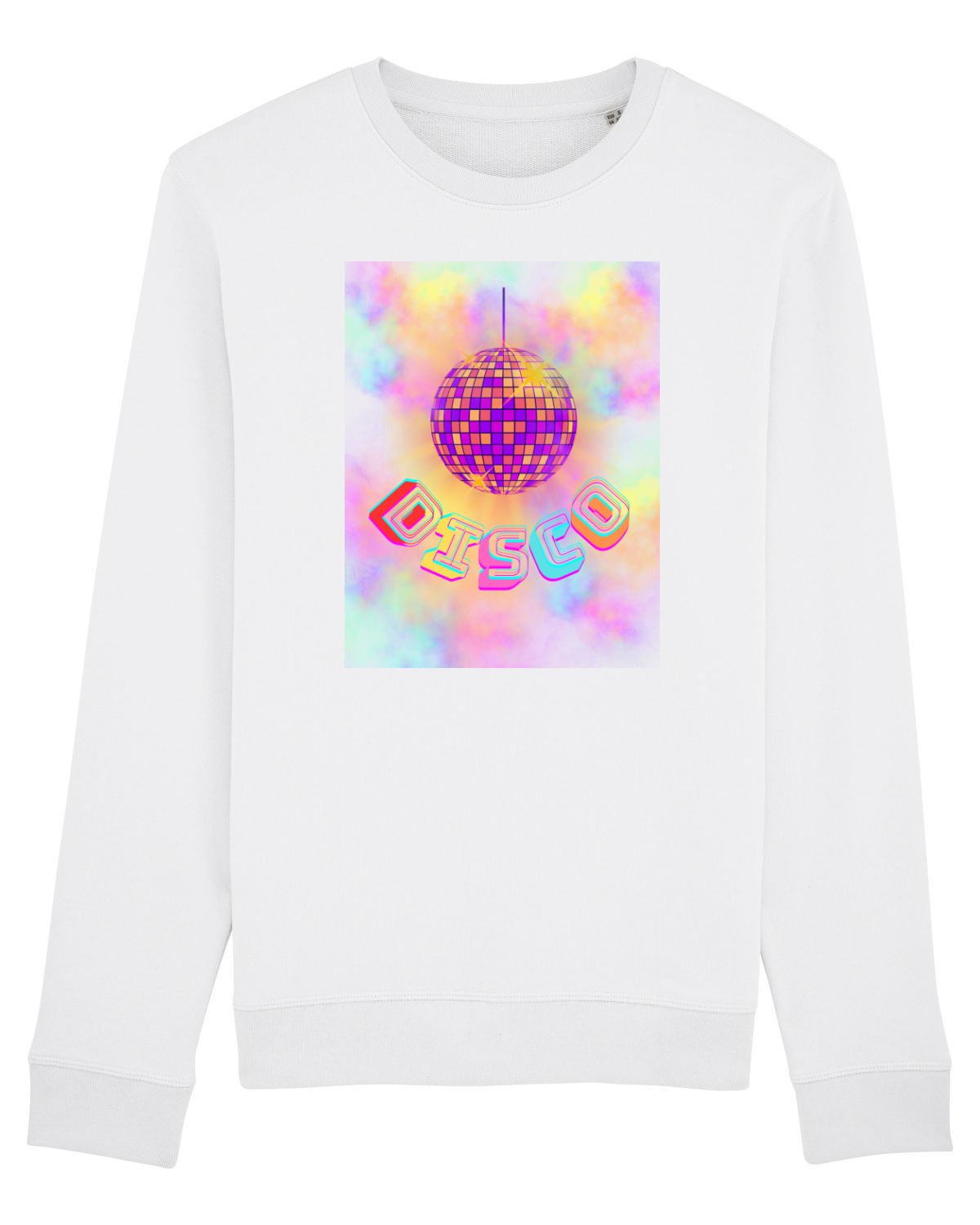 Bluză mânecă lungă Unisex Rise White