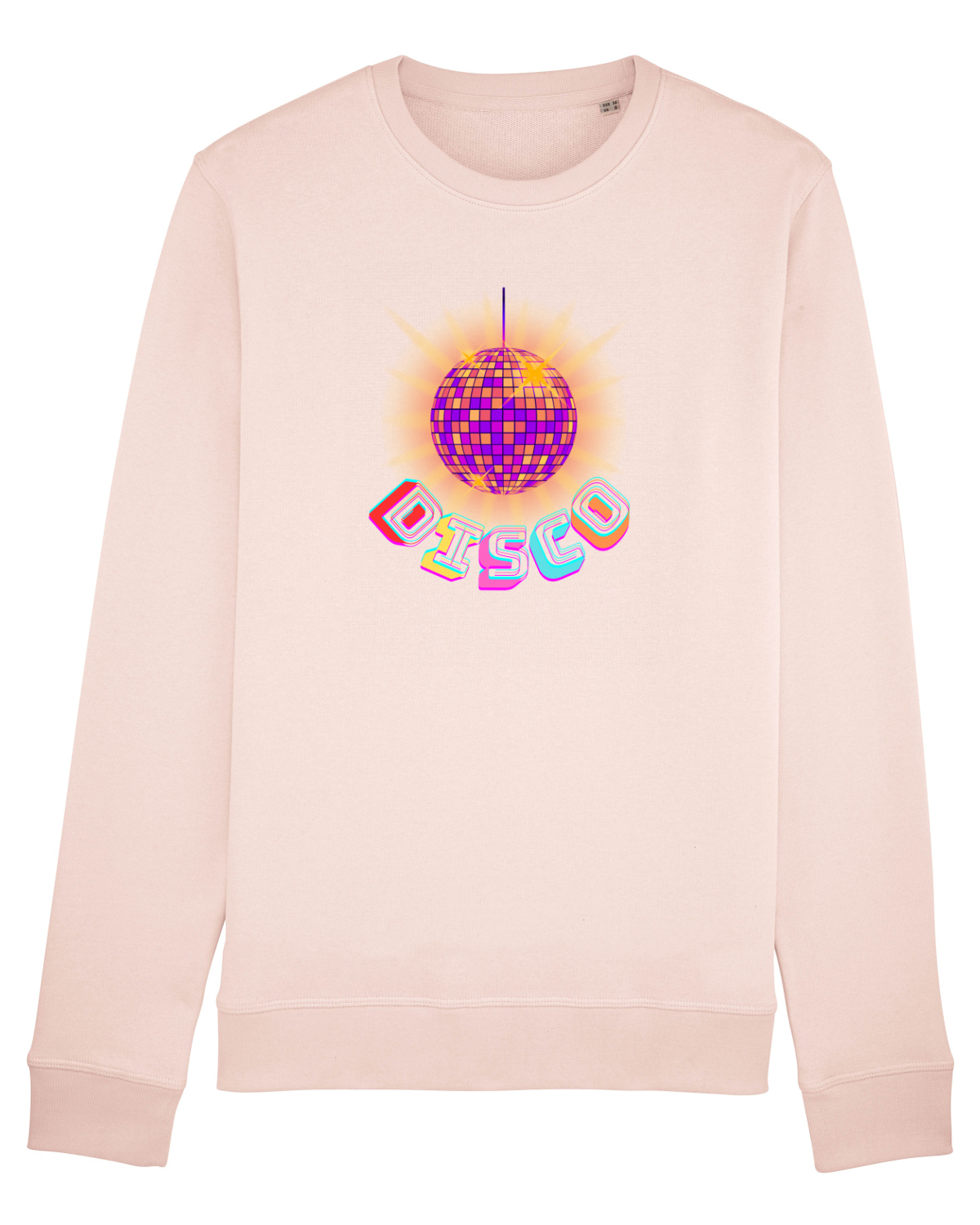 Bluză mânecă lungă Unisex Rise Candy Pink