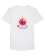 Disco Tricou mânecă scurtă guler larg Bărbat Skater