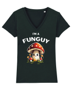 funguy Tricou mânecă scurtă guler V Damă Evoker