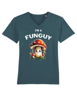 funguy Tricou mânecă scurtă guler V Bărbat Presenter