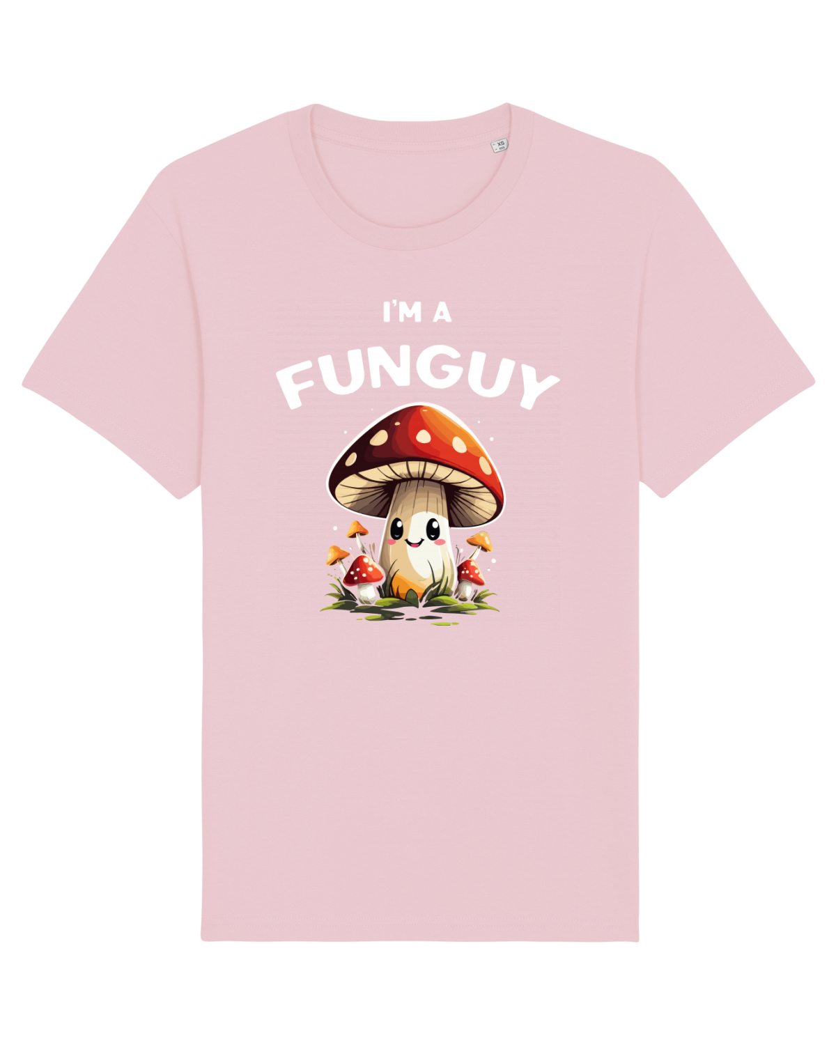 Tricou mânecă scurtă Unisex Rocker Cotton Pink