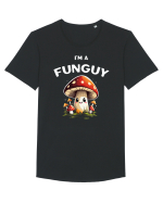 funguy Tricou mânecă scurtă guler larg Bărbat Skater