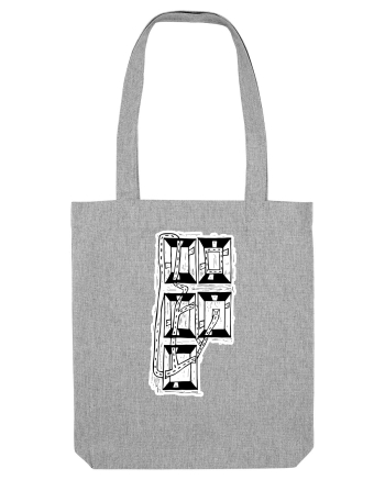 Portret. Izolare, alb Heather Grey