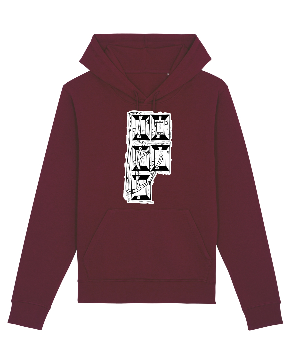 Hanorac Unisex Drummer Burgundy