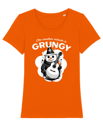 Grungy Bright Orange