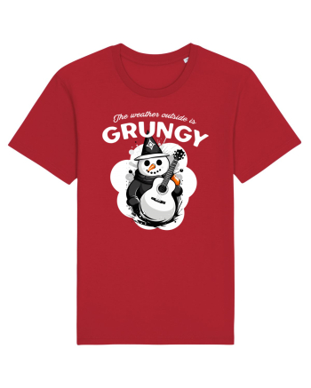 Grungy Red