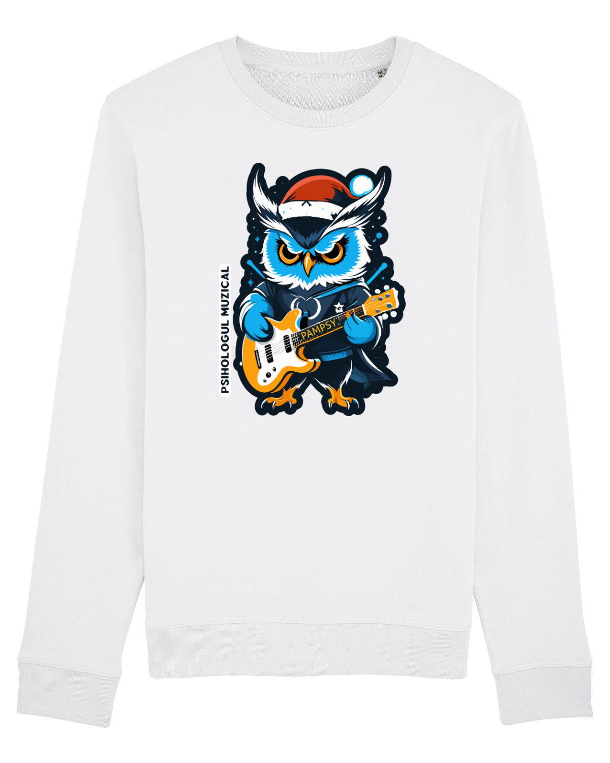 Bluză mânecă lungă Unisex Rise White