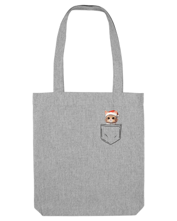 de Crăciun cu pisică in buzunar v01 Heather Grey