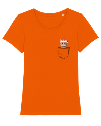 de Crăciun cu pisică in buzunar v01 Bright Orange