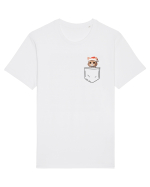 de Crăciun cu pisică in buzunar v01 Tricou mânecă scurtă Unisex Rocker