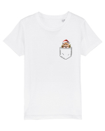 de Crăciun cu pisică in buzunar v02 Tricou mânecă scurtă  Copii Mini Creator