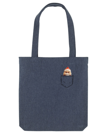 de Crăciun cu pisică in buzunar v03 Midnight Blue