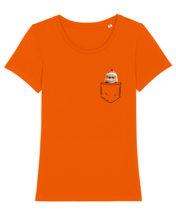 de Crăciun cu pisică in buzunar v03 Bright Orange