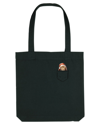 de Crăciun cu pisică in buzunar v04 Black