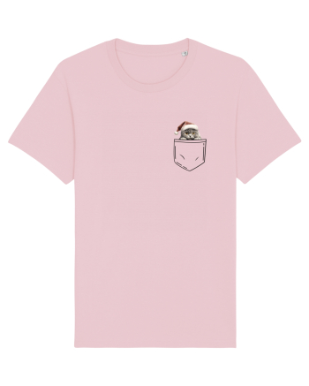 de Crăciun cu pisică in buzunar v06 Cotton Pink