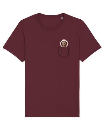 de Crăciun cu pisică in buzunar v07 Burgundy