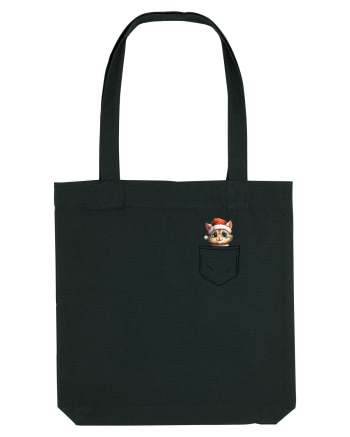 de Crăciun cu pisică in buzunar v08 Black