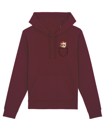 de Crăciun cu pisică in buzunar v08 Burgundy