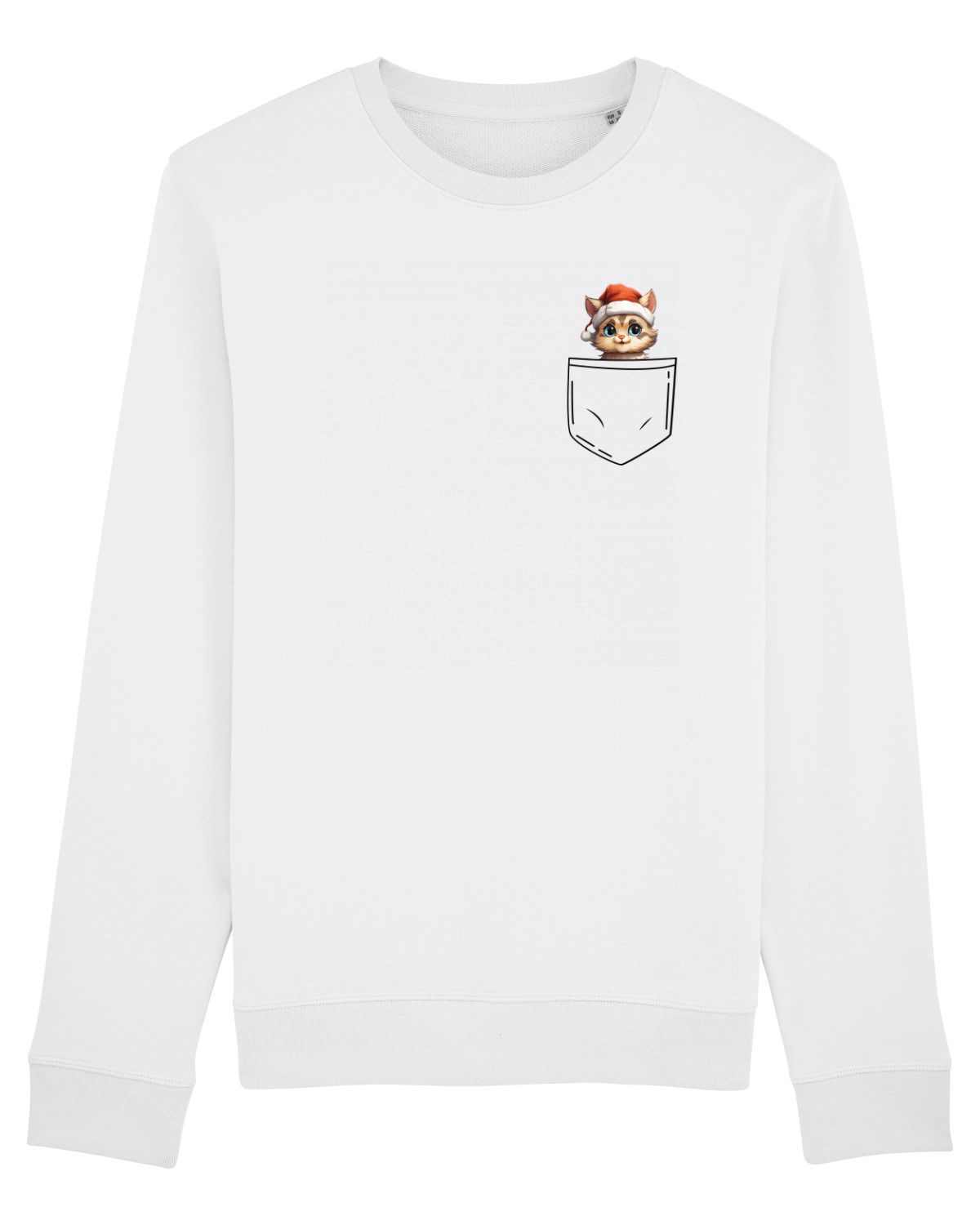 Bluză mânecă lungă Unisex Rise White
