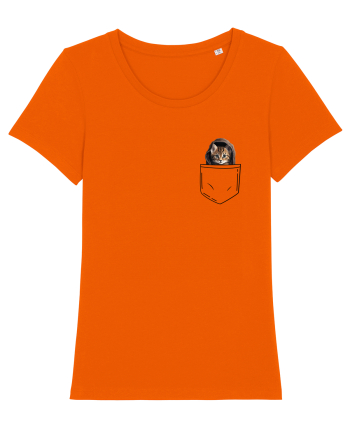 de Crăciun cu pisică in buzunar v09 Bright Orange