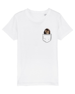 de Crăciun cu pisică in buzunar v09 Tricou mânecă scurtă  Copii Mini Creator
