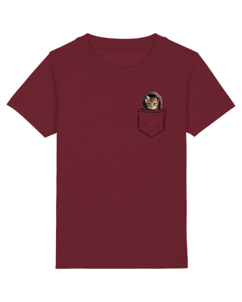 de Crăciun cu pisică in buzunar v09 Burgundy