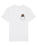 de Crăciun cu pisică in buzunar v09 Tricou mânecă scurtă Unisex Rocker