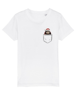 de Crăciun cu pisică in buzunar v10 Tricou mânecă scurtă  Copii Mini Creator