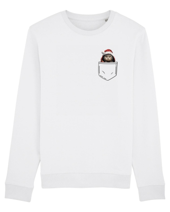 de Crăciun cu pisică in buzunar v10 White
