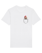 de Crăciun cu pisică in buzunar v11 Tricou mânecă scurtă Unisex Rocker
