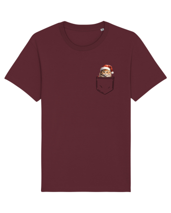 de Crăciun cu pisică in buzunar v14 Burgundy