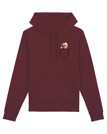 de Crăciun cu pisică in buzunar v15 Burgundy