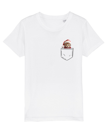 de Crăciun cu pisică in buzunar v15 White