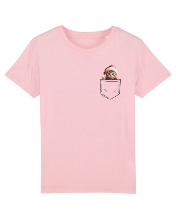 de Crăciun cu pisică in buzunar v15 Cotton Pink