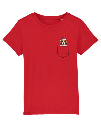 de Crăciun cu cățel in buzunar - Beagle Red