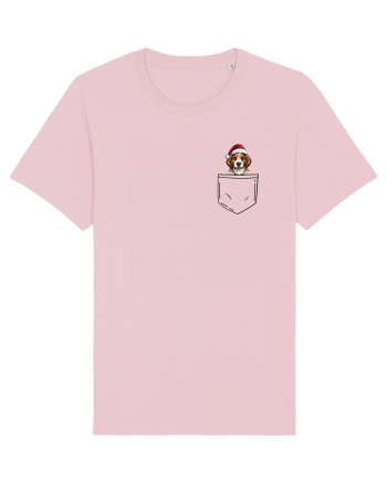 de Crăciun cu cățel in buzunar - Beagle Cotton Pink