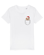 de Crăciun cu cățel in buzunar - Bichon Frise Tricou mânecă scurtă  Copii Mini Creator