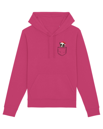 de Crăciun cu cățel in buzunar - Boston Terrier Raspberry