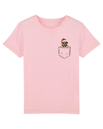de Crăciun cu cățel in buzunar - Boxer Cotton Pink